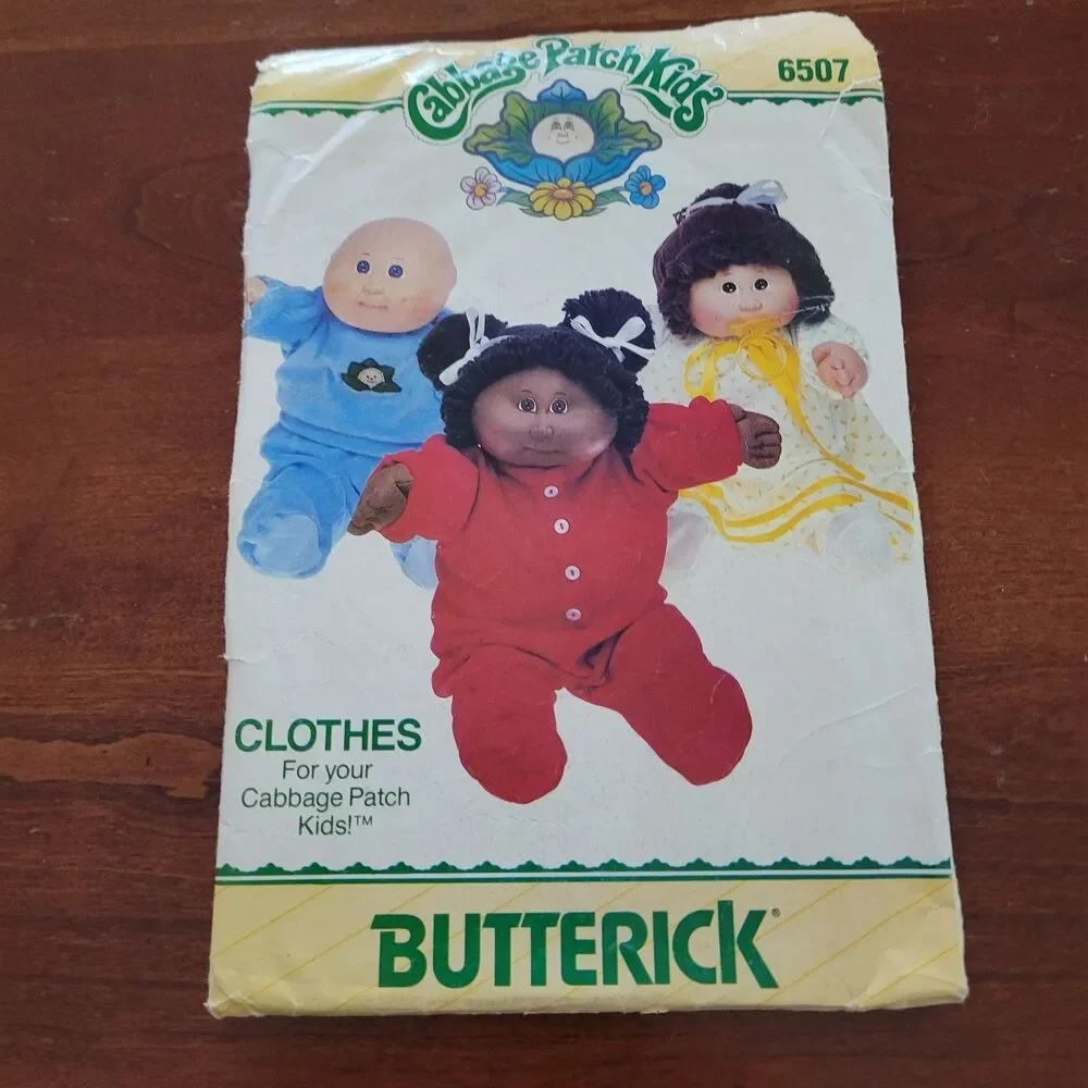 6507 Vintage Cabbage Patch Sewing Pattern Clothes Butterick
